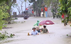 Lũ trên hàng loạt sông đã xuống, vùng trũng thấp Chương Mỹ của Hà Nội vẫn phải mất 10 - 13 ngày để nước rút