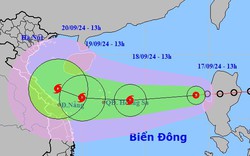 Áp thấp nhiệt đới giật cấp 9, cách quần đảo Hoàng Sa 820km, di chuyển theo hướng Tây với tốc độ rất nhanh