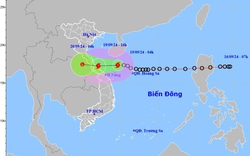 NÓNG: Áp thấp nhiệt đới mạnh lên thành bão số 4, giật cấp 10, chiều nay, 19/9, vào vùng biển Quảng Trị - Quảng Nam