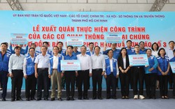 MTTQ Việt Nam TP.HCM cùng các cơ quan báo chí ra quân hỗ trợ miền Bắc khắc phục hậu quả sau thiên tai