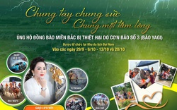 Bà Nguyễn Phương Hằng kêu gọi chung tay ủng hộ đồng bào bị ảnh hưởng bởi cơn bão số 3 