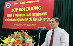 Trường Cán bộ Hội Nông dân Việt Nam bồi dưỡng nghiệp vụ sư phạm cho gần 100 cán bộ Hội ND cấp tỉnh, huyện