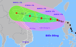 Bão số 3 (Yagi) trước khi đổ bộ vào đất liền có khả năng mạnh lên thành "siêu bão"