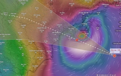 Mắt siêu bão Yagi đã nằm ngay trong vùng ven bờ Quảng Ninh - Hải Phòng, gió giật cấp 16, mưa như trút nước
