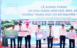 Gửi nghĩa tri ân đến anh hùng dân tộc: Trường THCS Nguyễn Văn Bộ ra mắt cơ sở mới khang trang