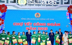 Khai trương "Chợ Tết Công đoàn năm 2025", hàng vạn đoàn viên công đoàn được hỗ trợ mua sắm