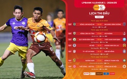 Lịch phát sóng trực tiếp vòng 11 V.League 2024/2025