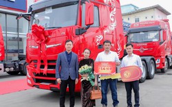 Nhận xe đầu kéo 1,4 tỷ đồng khi quay số trúng thưởng tại Hoàng Huy Dongfeng