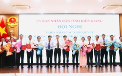 Thành lập, hợp nhất, tổ chức lại các cơ quan thuộc UBND tỉnh Kiên Giang, bổ nhiệm các Giám đốc Sở