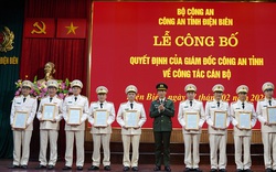 Công bố quyết định giải thể 22 đơn vị Công an cấp huyện tại Sơn La, Điện Biên