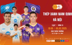 Thép Xanh Nam Định vs Hà Nội FC (18h00): Hấp dẫn trận khai Xuân