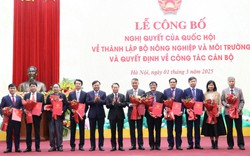 Bộ Nông nghiệp và Môi trường trao loạt quyết định bổ nhiệm lãnh đạo các đơn vị ngày đầu hợp nhất