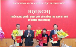 Bộ Chính trị, Ban Bí thư điều động, chuẩn y nhân sự tại Trung ương và địa phương