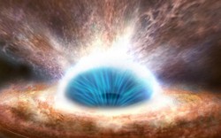 Ba thiên hà hợp nhất sinh ra hố đen cực “khủng”