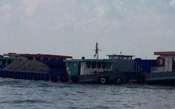 Xử phạt 14 sà lan vận chuyển gần 5.000 m3 cát lậu trên sông Hậu