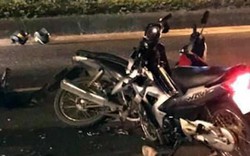 Đại úy cảnh sát cơ động hy sinh sau khi va chạm với xe máy 'kẹp ba'