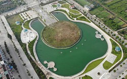 Ảnh: Độc đáo công viên có hồ nước hình cây đàn ở Hà Nội