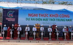 Khởi công dự án nhà máy điện mặt trời Trung  Nam