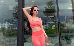 Hoa hậu Đồng Tháp mắc lỗi nhạy cảm, khó coi khi mặc quần tập ra phố