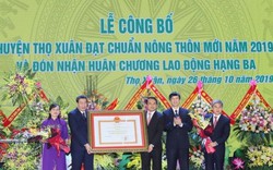 Thanh Hóa: Huyện Thọ Xuân đón Bằng công nhận huyện đạt chuẩn NTM