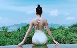 Clip: Hoa hậu có vòng 3 cả mét chăm diện bikini nhất showbiz Việt