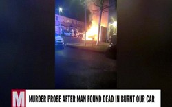 Ireland: Xe hơi bốc cháy ngùn ngụt, bên trong phát hiện xác chết bị đạn bắn vào đầu