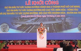 Video: Thủ tướng dự lễ khởi công dự án đường Vành đai 3 TP.HCM mỗi km đầu tư nghìn tỷ đồng