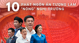 10 phát ngôn ấn tượng làm "nóng" nghị trường tuần qua