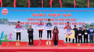 Cô gái "vàng" Nguyễn Thị Oanh và gần 1.000 người tham gia Giải Việt dã tỉnh Hải Dương mở rộng lần thứ nhất