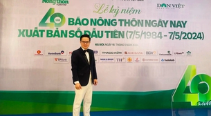 Ca sĩ Tuấn Dương gây ấn tượng mạnh với ca khúc nhạc sĩ Nguyễn Vĩnh Tiến sáng tác tặng báo Nông thôn Ngày nay