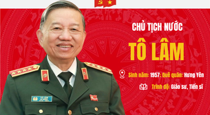 Infographic: Chân dung và sự nghiệp của tân Chủ tịch nước Tô Lâm