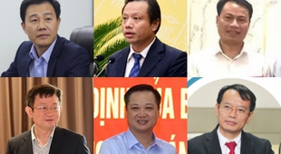 Infographic: Chân dung 6 cán bộ lãnh đạo của Hà Nội được điều động, bổ nhiệm giữ chức vụ mới trong tuần