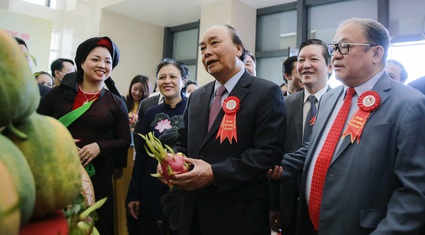 Thủ tướng Nguyễn Xuân Phúc đến dự Lễ kỷ niệm 90 năm thành lập Hội Nông dân Việt Nam