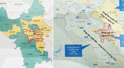NÓNG: Hà Nội công bố chi tiết 3 vùng "đỏ, cam, xanh", 10 quận, huyện tiếp tục giãn cách xã hội đến ngày 21/9
