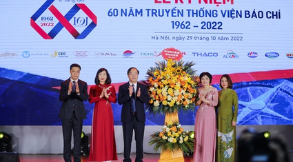 Hình ảnh Lễ kỷ niệm 60 năm truyền thống Viện Báo chí - Học viện Báo chí và Tuyên truyền