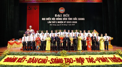 Hình ảnh Đại hội đại biểu Hội Nông dân tỉnh Bắc Giang lần thứ X, nhiệm kỳ 2023-2028