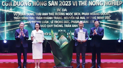 Toàn cảnh Lễ trao Giải báo chí toàn quốc về nông nghiệp, nông dân, nông thôn 2024