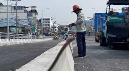 Hết vướng, cầu trăm tỷ ở cửa ngõ phía Tây TP.HCM hiện thế nào?