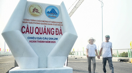 Diện mạo cây cầu hơn 270 tỷ đồng nối Đà Nẵng với Quảng Nam vừa được thông xe