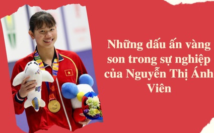 [Infographic]: Những dấu ấn vàng son trong sự nghiệp của Nguyễn Thị Ánh Viên