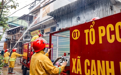 Cải tiến xe ba gác thành xe chữa cháy cực tiện lợi tại các làng nghề ở Hà Nội