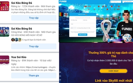 Bẫy cá độ bóng đá online "hút tiền" người chơi mùa World Cup