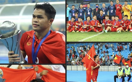 Đội nhà vô địch, cầu thủ U23 Việt Nam ăn mừng cực sung trên... MXH