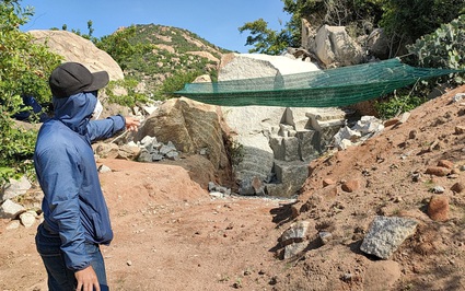 Ninh Thuận: Kiểm tra, xử lý khai thác đá trái phép ở núi Ma Quít sau khi Dân Việt phản ánh