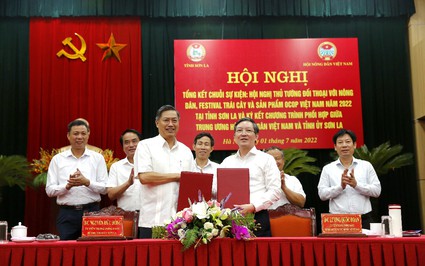 Hội Nông dân Việt Nam-Tỉnh ủy Sơn La tổng kết chuỗi sự kiện Hội nghị Thủ tướng Chính phủ đối thoại với nông dân