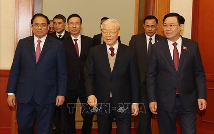 Tổng Bí thư Nguyễn Phú Trọng chúc Tết các lãnh đạo và nguyên lãnh đạo Đảng, Nhà nước