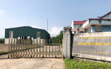 Dự án nhà máy rác chục tỷ xây xong để “làm cảnh” ở Quảng Ngãi