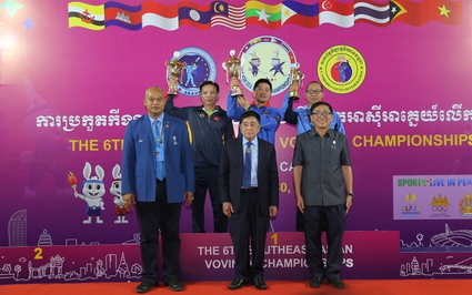 Campuchia xuất sắc vượt Việt Nam, giành ngôi đầu Giải Vovinam Đông Nam Á 2023