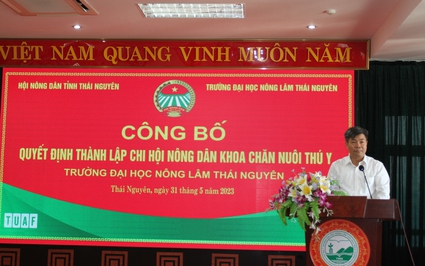 Thành lập Chi hội Nông dân đầu tiên trong cả nước tại Đại học Nông lâm Thái Nguyên