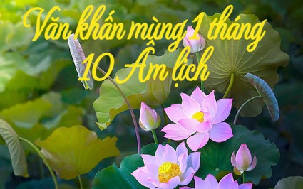 Văn khấn mùng 1 tháng 10 Âm lịch chính xác, thành tâm, cầu cho gia đình bình an, đón lộc trong mùa thu  